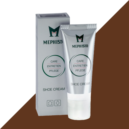 shoe cream tube marron foncé