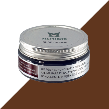 shoe cream pot 100ml marron foncé