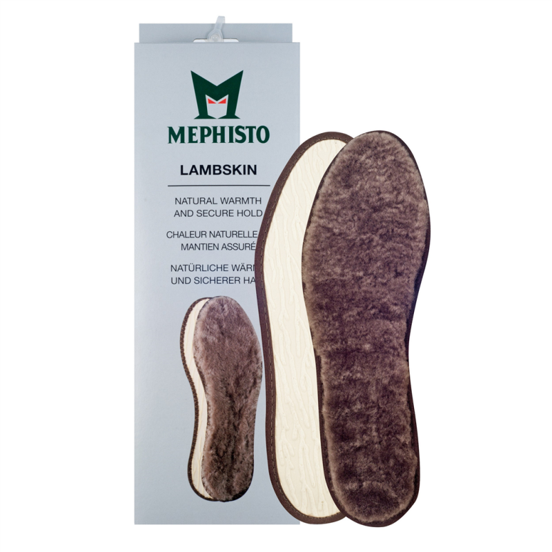 semelle lambskin grise